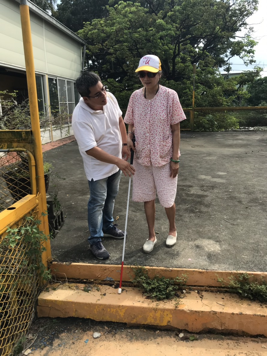 阿蘭初次接受定向訓練